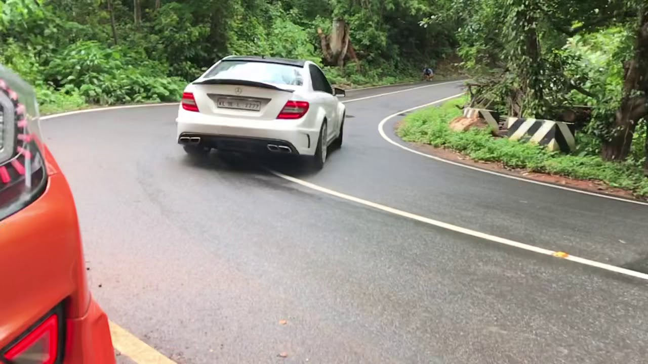 Diljith Dts Racing DILJITH Racing Drifting in slow motion W204 C63 AMG - YouTube