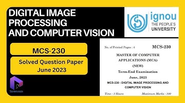 Mcs-230 Solved Question Paper (June 2023 Exam) || DalalTechnologies || WaveArt