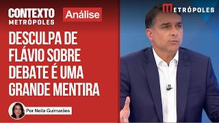 Desculpa de Flávio sobre debate da Band é uma grande mentira, diz Neila Guimarães