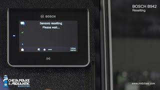 Bosch B942 Keypad Resetting