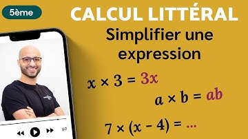 SIMPLIFIER UNE EXPRESSION LITTÉRALE - 5ème