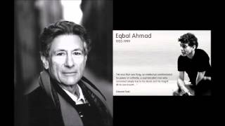 Edward Said on Eqbal Ahmad