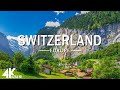 FLYING OVER SWITZERLAND (4K UHD) - Relaxing Music Along With Beautiful Nature Videos - 4K Video HD