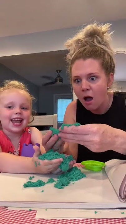 Baby Feet in the Sand. with Kinetic Sand Box Stock Video - Video of  digging, motion: 96293689