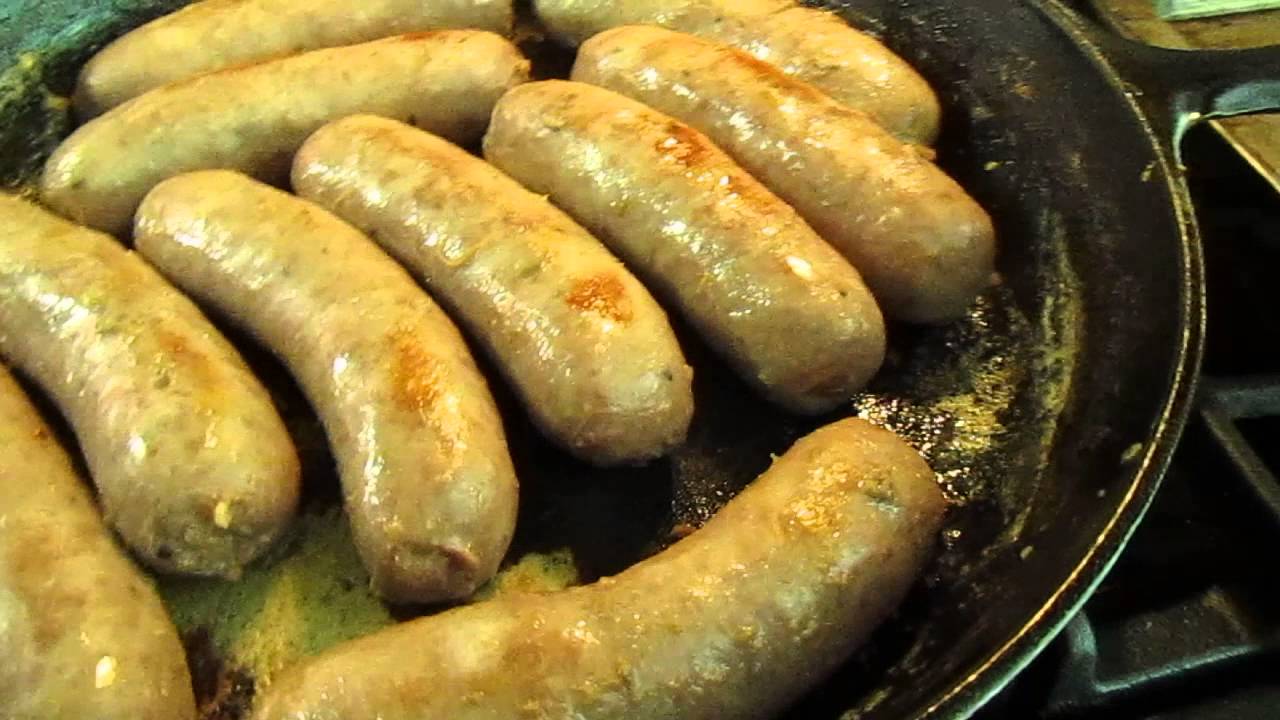 Making the Sunday Gravy on a Saturday - Boiling the sausage | SpaghettiSauceAndMeatballs.Com