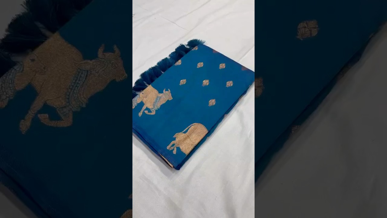 Moonga Silk Nandi Border Banarasi Saree