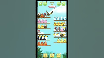Bird Sort Puzzle 🧩 🧩 Gameplay #shorts #gaming #puzzle