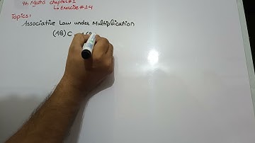 Ch#1| Ex#1.4| Multiplication of Matrices| Associative law under multiplication| Solved Questions