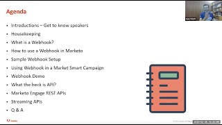 February India Virtual MUG Meeting - Marketo Webhooks and APIs