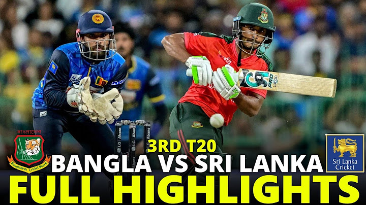 Bangladesh vs Sri Lanka Full Highlights 3rd T20 2025 | BAN VS SL