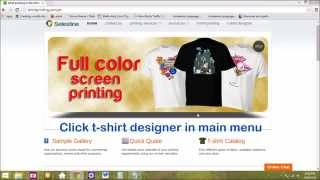 Online T-shirt Designer