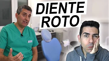 ¿Puede un dentista extraer un diente partido por la mitad?