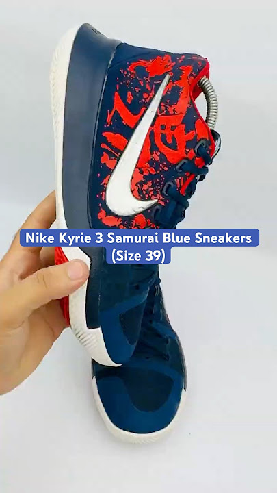 Nike Kyrie 3 Samurai Blue Sneakers (Size 39) - 852396-900 #nike #prelovedtreasures #usedshoes