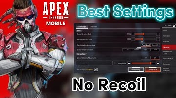 Best Sensitivity Settings Apex Legends Mobile Zero Recoil Aim Bot Gyro Pro Settings