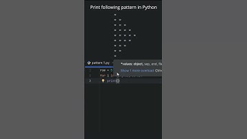 Print the given pattern in python (python for beginners) |  Triangle | Pattern 5 |