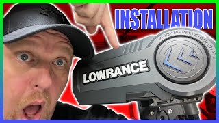 How to Install the Lowrance Ghost Trolling Motor | On A Triton TR196