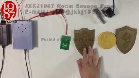 Shield prop room escape game prop