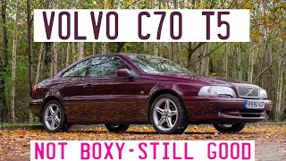 The non boxy Volvo  C70 T5 Coupe goes for a drive