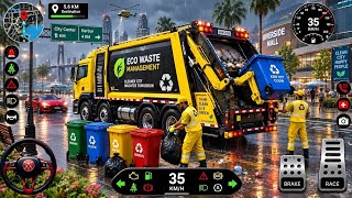 Garbage Trash Truck Driving Simulator 3D- City Road Garbage Dumping Truck Driver- Android Gameplay  screenshot 5