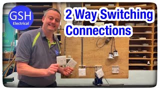 Lighting Circuit 2 Plate Method How to Wire and Connect up 2 Way Switches (Connections Explained)