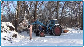 ЗИМА ИСПЫТЫВАЕТ НАС НА ПРОЧНОСТЬ, НО МЫ НЕ СДАЁМСЯ, ЖИЗНЬ В ДЕРЕВНЕ