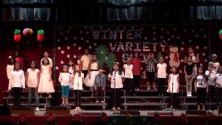 Video thumbnail of "Just One Candle  Elementary Choir"