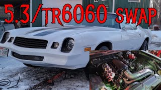 2nd Gen F body 5.3 LS and TR6060 6 speed manual Swap