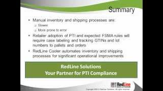 Inventory & Traceability in the Cooler Highlights