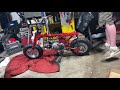 Honda Z50r restoration .part 5 .front shocks and wheel, fenders, fuel tank . First start...IT LIVES