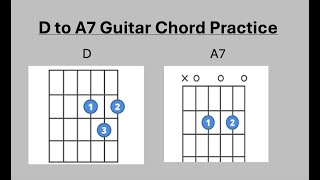 D to A7   Guitar Chord Practice