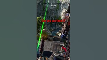 Ridiculous hit with bullet drop and barely see the enemy. #apexlegends #apex #longrange