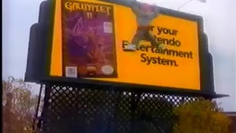 Gauntlet II NES Commercial