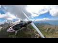 Glider Flying Through the Italian Alps | Stunning Views Over Northern Italy