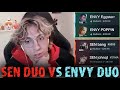 SEN DUO vs ENVY DUO ❗️ JOHNQT &amp; BANG AGAINST EGGSTERR &amp; P0PPIN