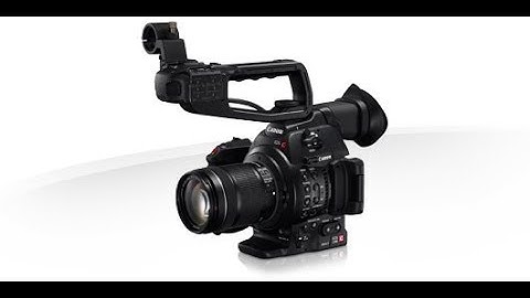 Setting up up the Canon C100 mk 2 for filming. Part 1