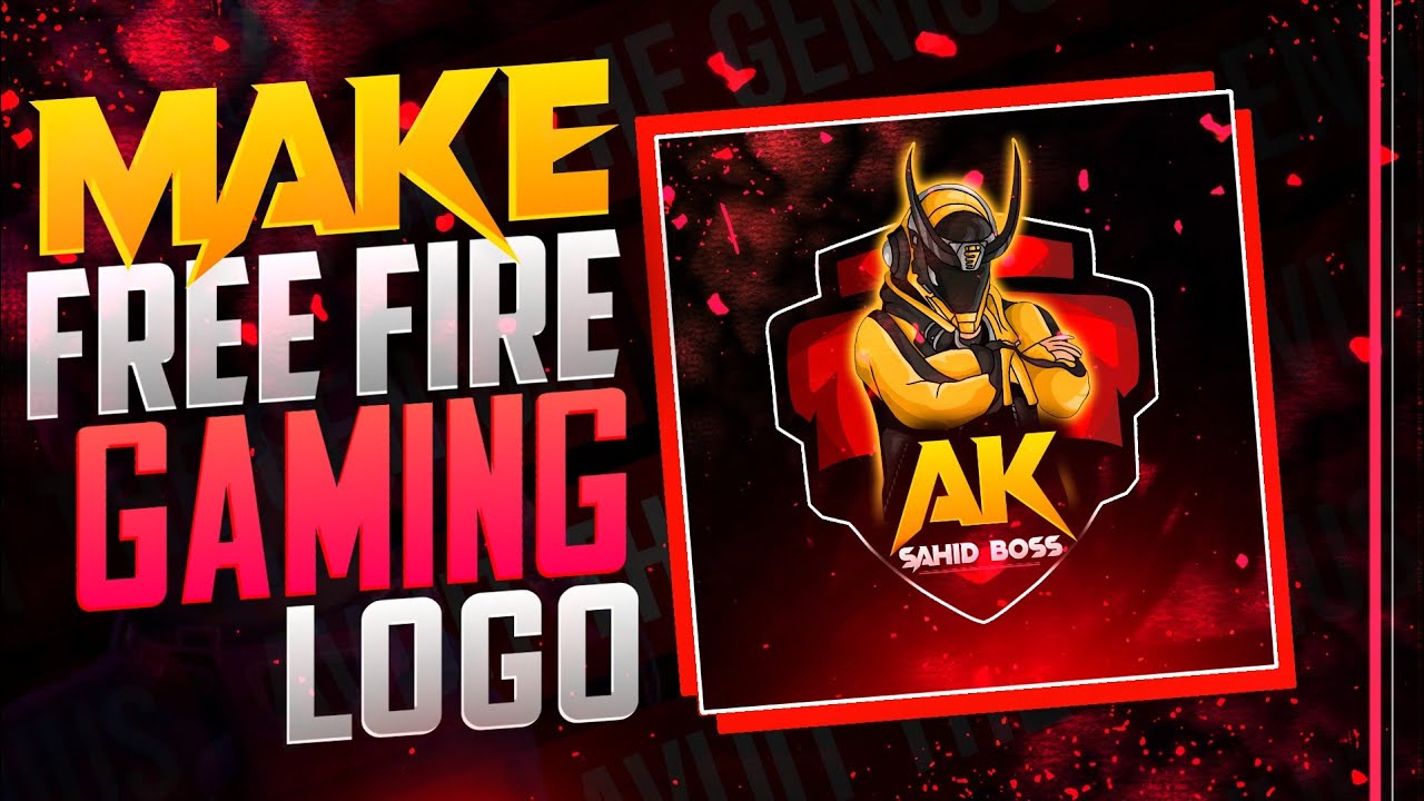 How To Create Awesome Free Fire Gaming Logo In Android Best Gaming Logo Tutorial Youtube