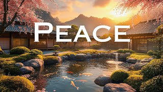 Healing Sounds in a Japanese Garden Koi Pond | Soft Piano for Mindfulness screenshot 1