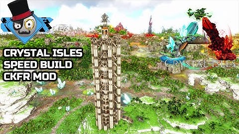 Ark: Survival Evolved - Crystal Isles - Castle build (Speed Build)