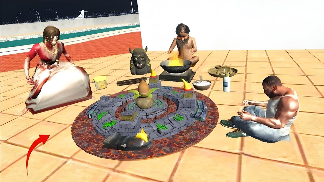 Franklin Fight Kamla Ghost in Indian Bike Driving 3D | DPK BEAT