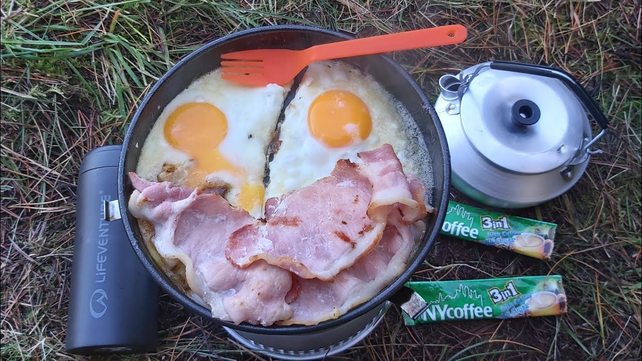 Trangia Cooking Bacon And Eggs Trangia 27 Scottish Wanderer Cooking