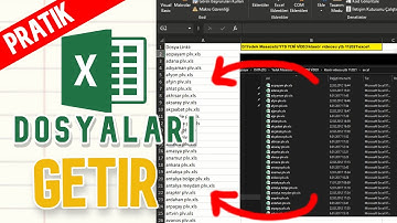 Klasördeki Dosya İsimlerini Listeleme / Excel