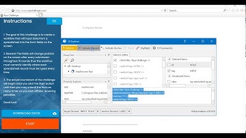 REFramework - Updating data into website using dynamic selector