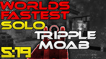 MW3: WORLDS FASTEST *SOLO* TRIPLE MOAB EVER! (5:19.18)