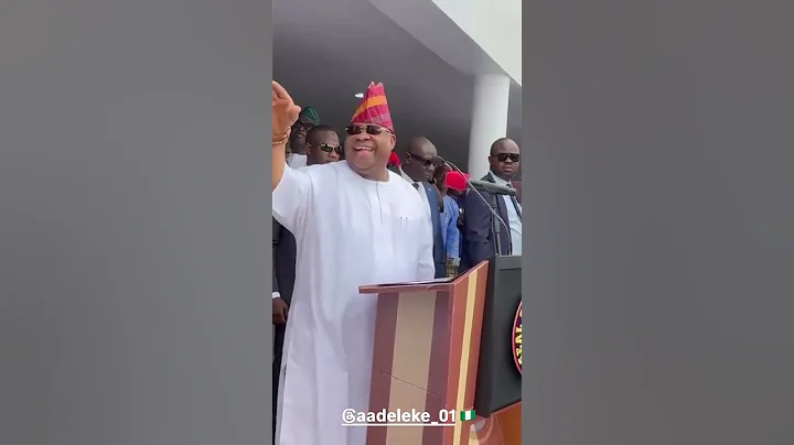 Moments Osun state governor Ademola Adeleke rejoicing after yesterday election. #youtube