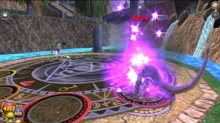 Wizard101  new harpy pet spell in action