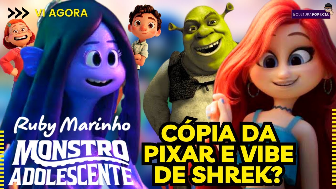 DO NADA! NOVO FILME DA DREAMWORKS, ANÁLISE TRAILER RUBY MARINHO, MONSTRO  ADOLESCENTE