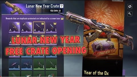 FREE LUNAR NEW YEAR CRATE OPENING! AK 47 Year of the Ox - COD Mobile