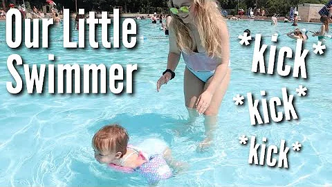 First Time Swimming On Her Own! *adorable* | Teen ...