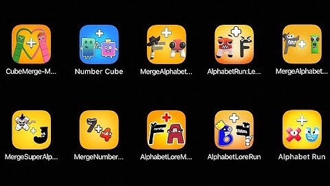 📌Satisfying Mobile Games - Merge Alphabet Lore Run, Numberblocks, Alphabet Lore, Number Lore Cube