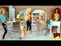Aventuras en el Supermercado con Bebes de Elsa y Anna - Jugando con Muñecas Princesas Disney